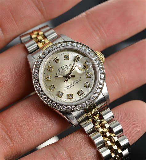 womens rolex datejust 26mm|Rolex Datejust 26mm diamond bezel.